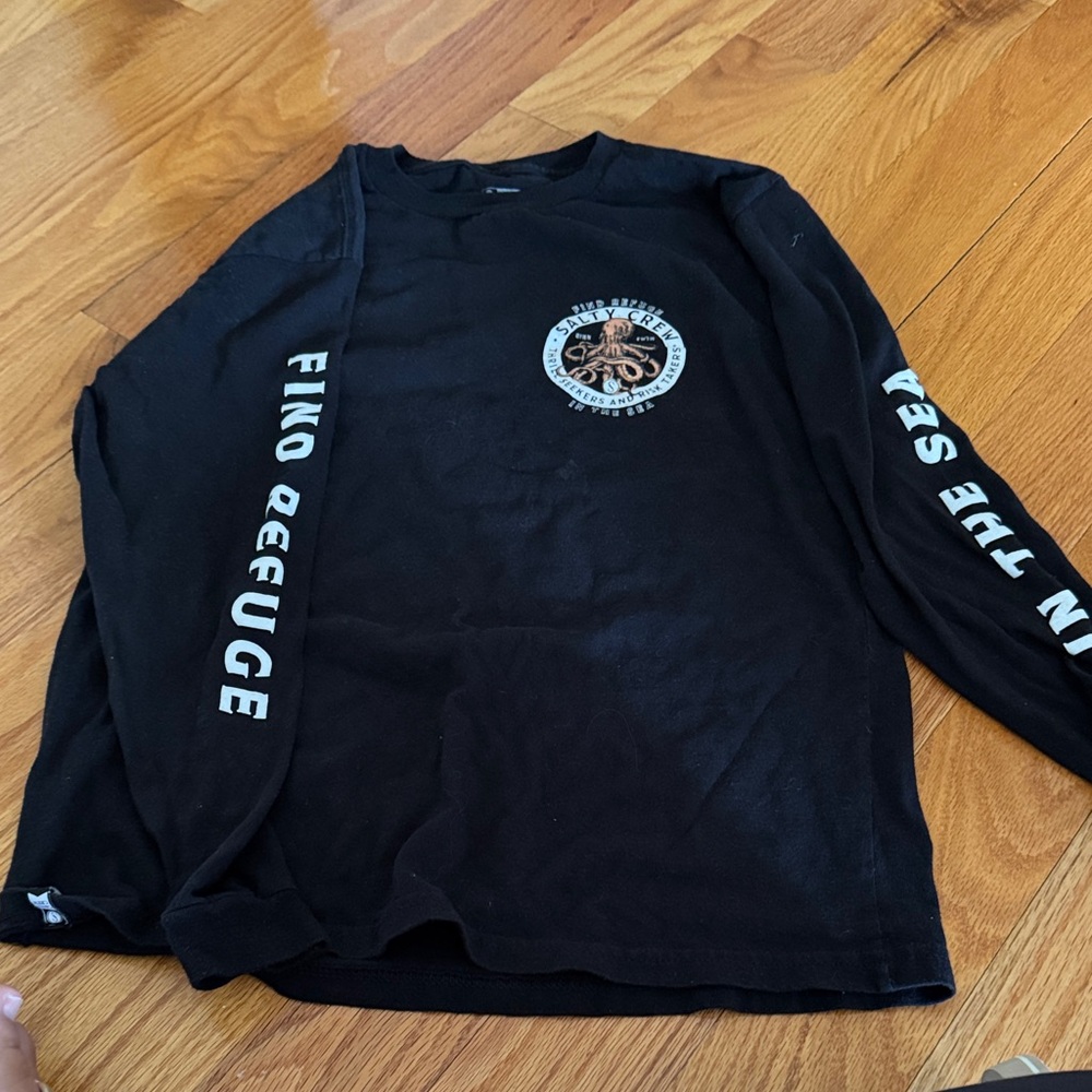 Salty Crew Black Long Sleeve Tee
